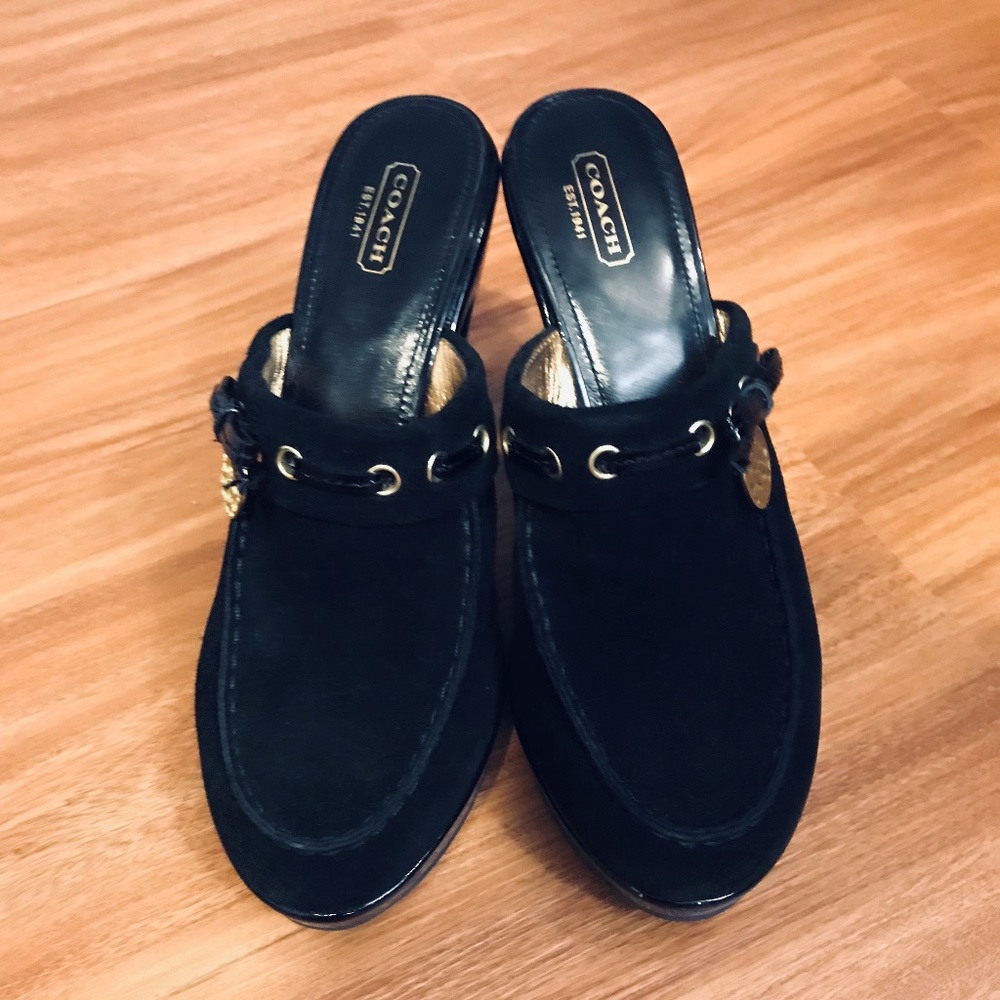 Coach Suede Platforms